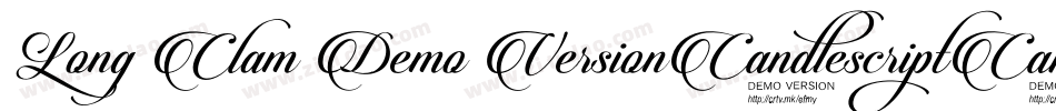 Long Clam Demo Version字体转换